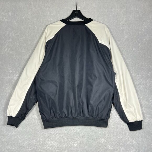 Nike Golf Windbreaker Jacket Mens Size Large V Neck Pullover Pockets Logo Sleeve - Picture 7 of 11